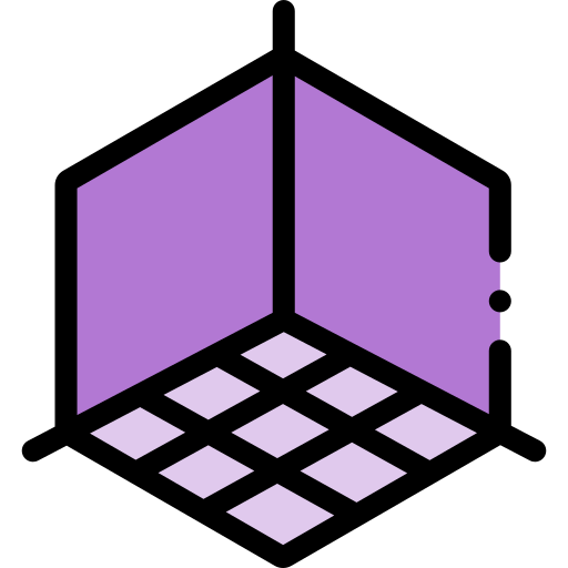 Coloriage abstrait cube figure géométrique