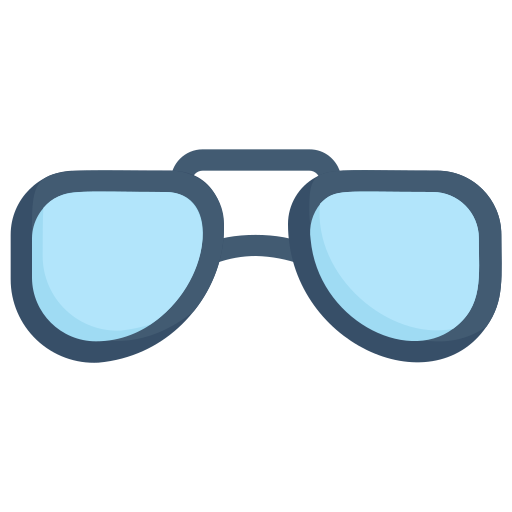 Coloriage accessoires des lunettes optique
