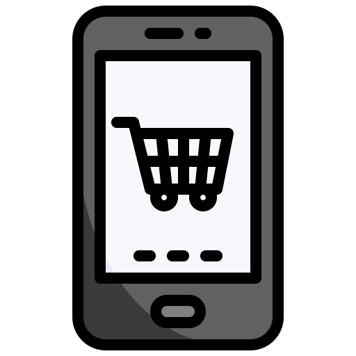 Coloriage affaires et finances shopping en ligne commerce électronique