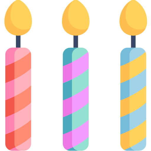 Coloriage anniversaire chandelier anniversaire et fête