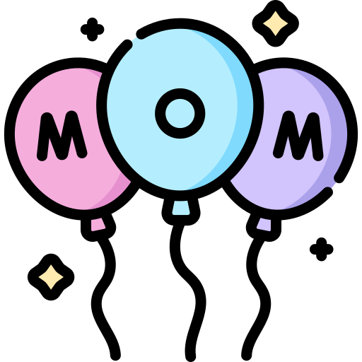 Coloriage anniversaire et fête fête des mères maman