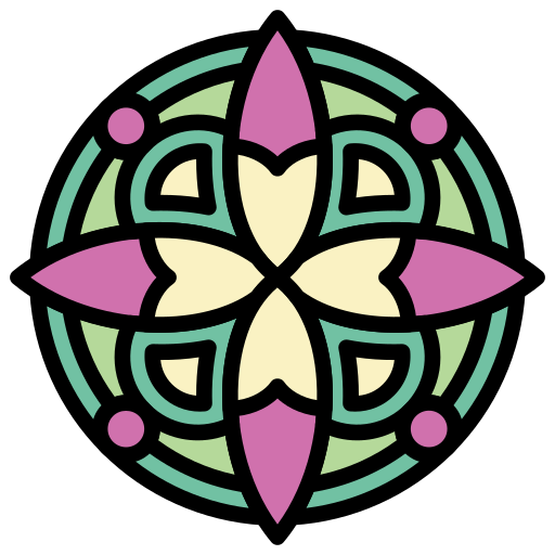 Coloriage art et désign conception de fleurs mandala