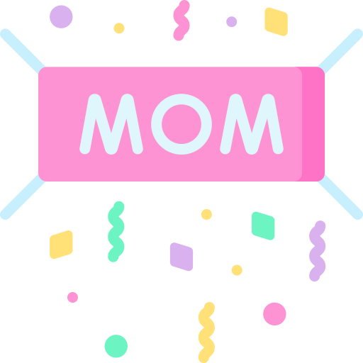 Coloriage badge fête maman