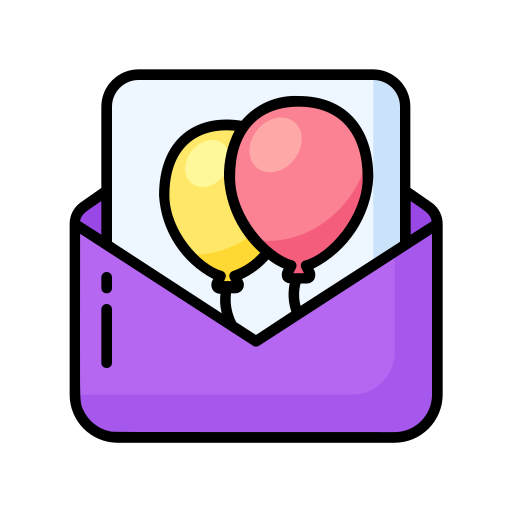 Coloriage ballon carte d'anniversaire invitation d'anniversaire