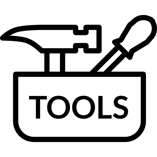 Coloriage boîte à outils construction et outillage boîte