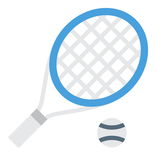 Coloriage de balle de tennis à imprimer pour des sports et compétition des sports.