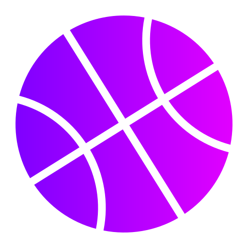 Coloriage de ballon de basketball d'équipe à imprimer.