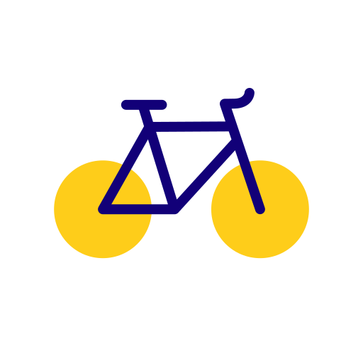 Coloriage de bicyclette de transport pour le cyclisme à imprimer