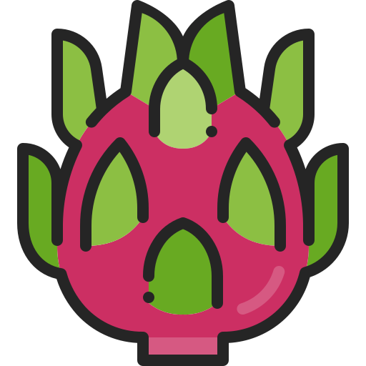 Coloriage de cactus fruit du dragon naturel à imprimer