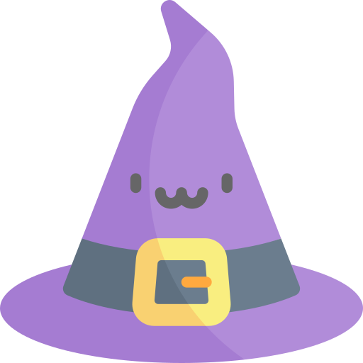 Coloriage de chapeau de sorcière à imprimer pour Halloween: la terreur en dessin