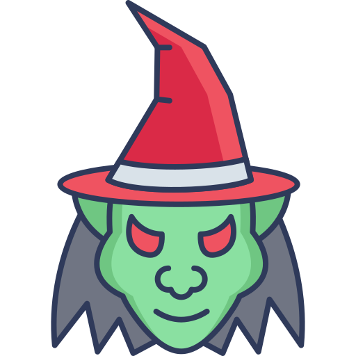Coloriage de chapeau de sorcière à imprimer pour Halloween: la terreur est là!