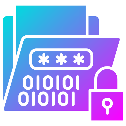 Coloriage de chiffrement crypté des données pour protection à imprimer.