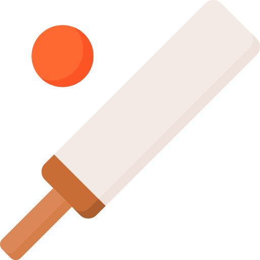 Coloriage de criquet chauve souris batte de cricket à imprimer