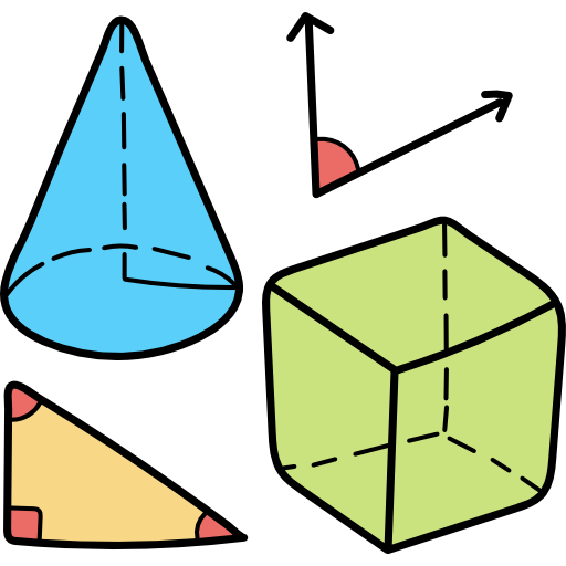 Coloriage de cube et formes géométriques à imprimer