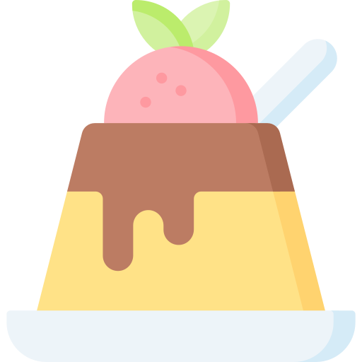 Coloriage de dessert italien d'été à imprimer