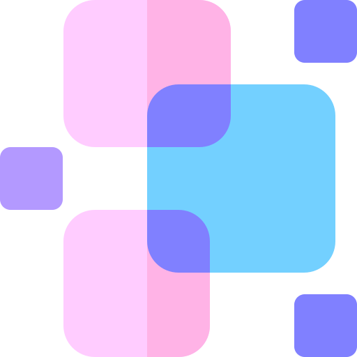 Coloriage carré figure composition