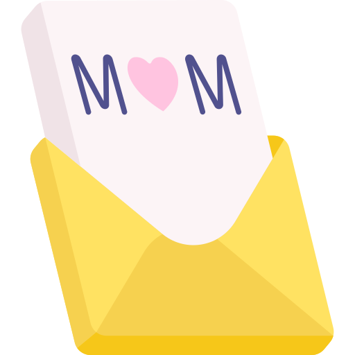 Coloriage carte de voeux amour et romance fête des mères