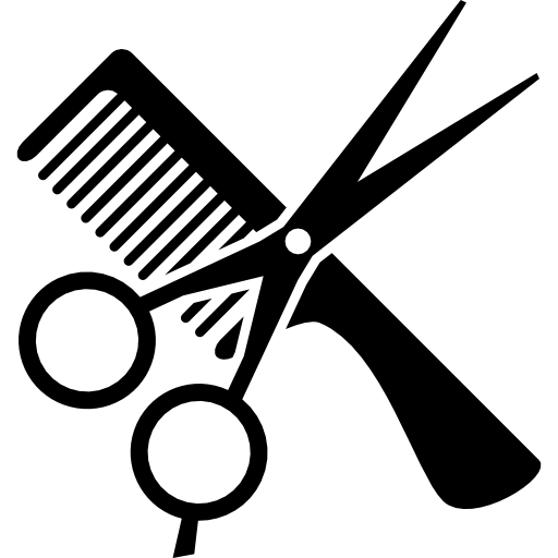 Coloriage cheveux les ciseaux outils