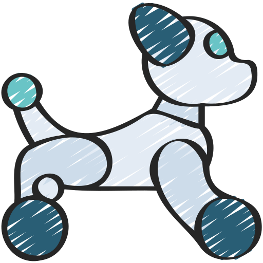 Coloriage chien chien robotique robot