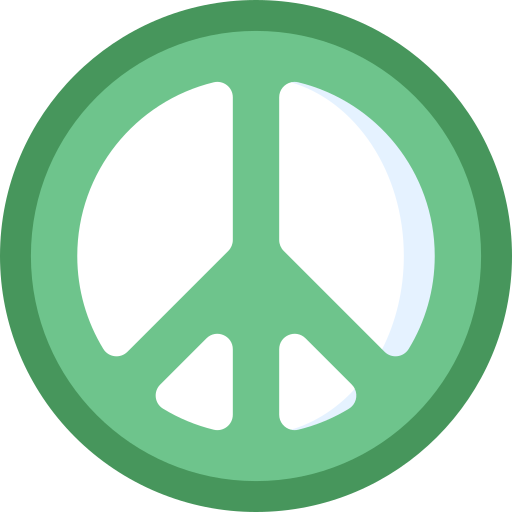 Coloriage circulaire symbole de la paix formes et symboles