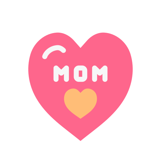 Coloriage cœur vacances fête des mères