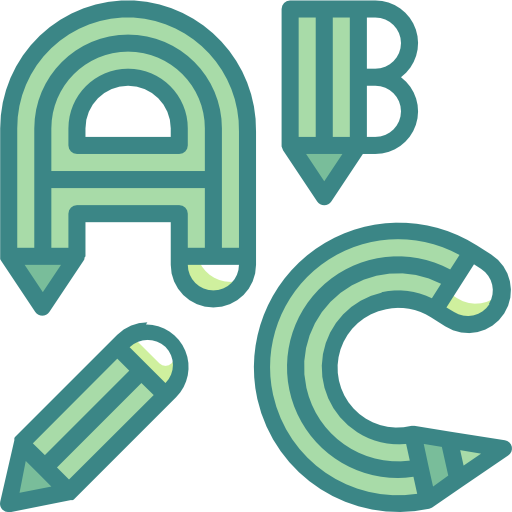 Coloriage ABC des lettres à modifier avec les outils à imprimer