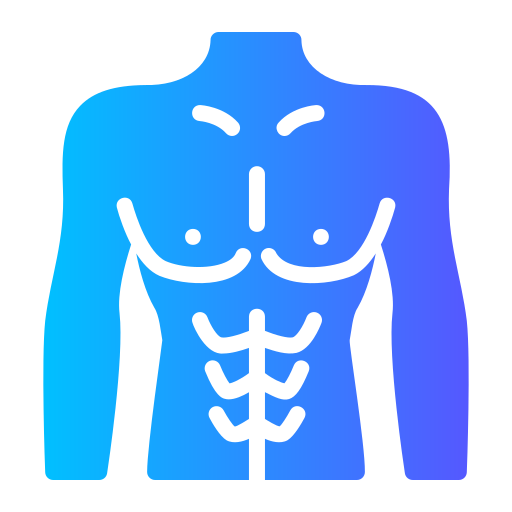 Coloriage anatomie humaine muscle corps à imprimer