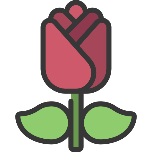 Coloriage botanique de boutons de rose à imprimer