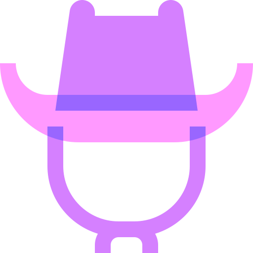 Coloriage d'accessoire de mode de cowboy à imprimer