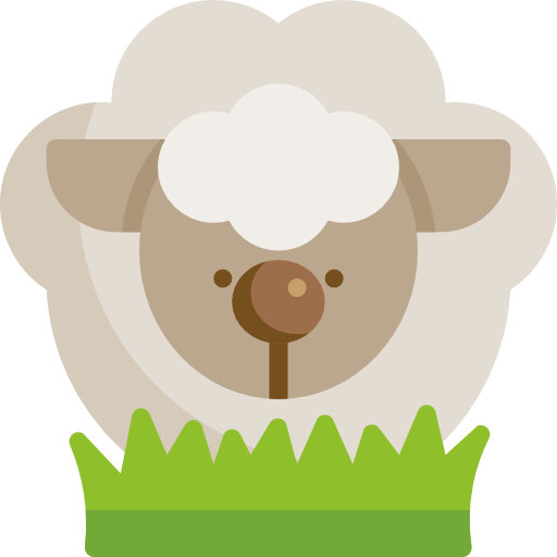 Coloriage de chèvre, agneau et mouton à imprimer