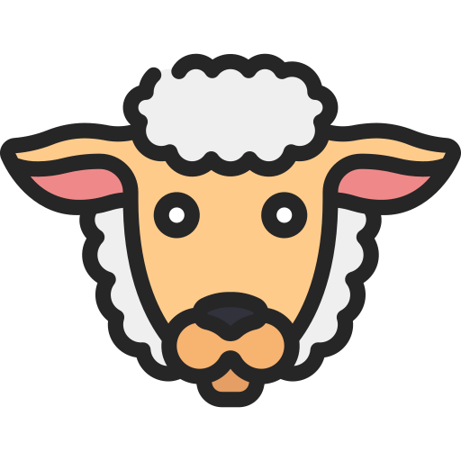 Coloriage d'animaux (chèvre et mouton) à imprimer
