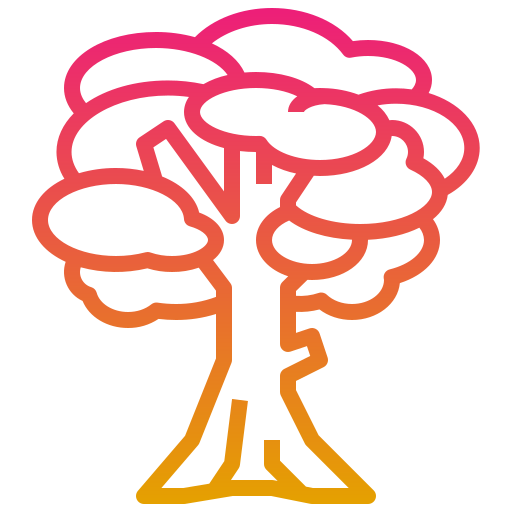 Coloriage d'arbre Joshua et environnement à imprimer