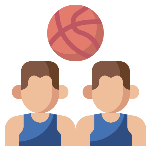 Coloriage d'avatar de joueurs de basketball à imprimer