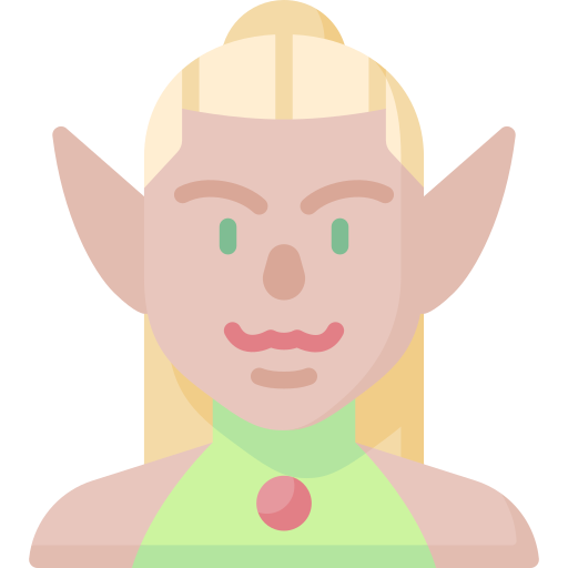 Coloriage d'elfe femme pour les gens à imprimer