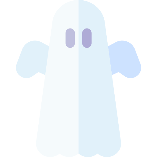Coloriage des fantômes d'Halloween à imprimer