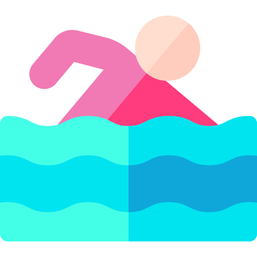 Coloriage des sports de mer et de piscine chaude à imprimer