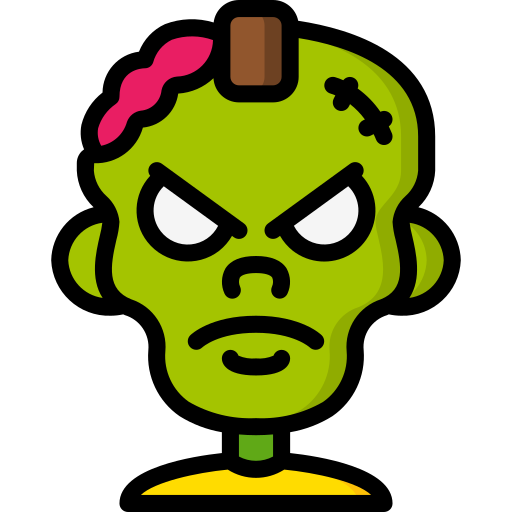 Coloriage d'homme-zombie-avatar à imprimer