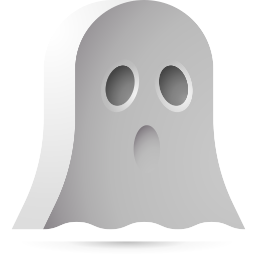 Coloriage d'horreur à imprimer: fantôme d'Halloween
