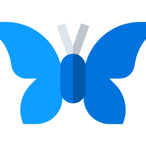 Coloriage de papillon aux ailes vibrantes à imprimer