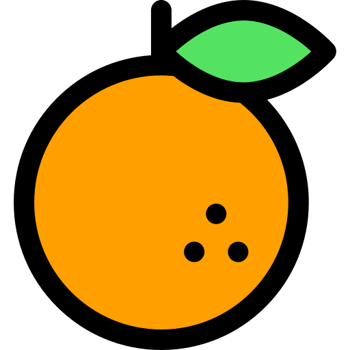 Coloriage de fruits des oranges à imprimer