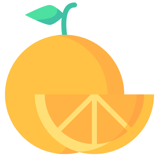 Coloriage d'orange et nourriture au restaurant: des oranges à imprimer