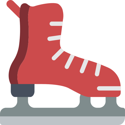 Coloriage d'outils et ustensiles de patinage sur glace à imprimer
