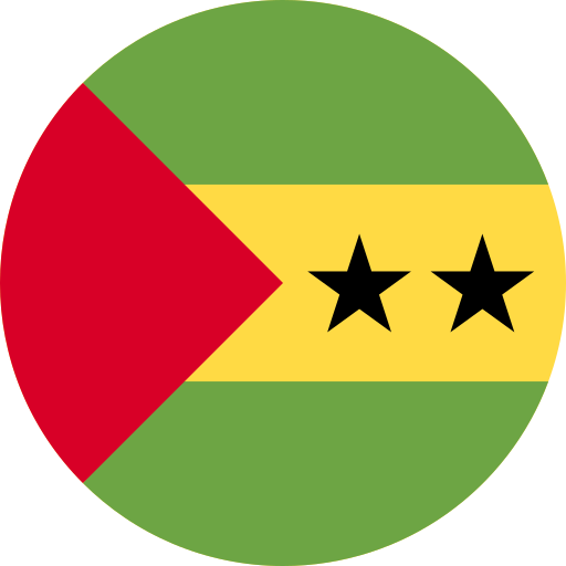 Coloriage du drapeau de Sao Tome et Principe à imprimer