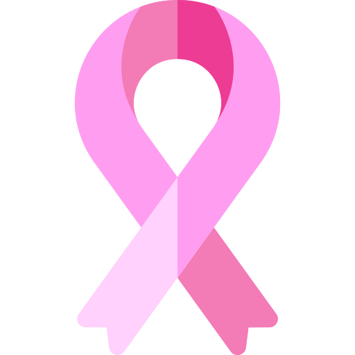 Coloriage du ruban rose pour le cancer du sein : assistance à imprimer