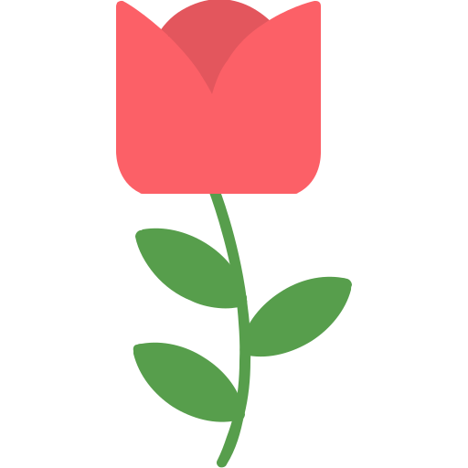 Coloriage d'une rose naturelle à imprimer