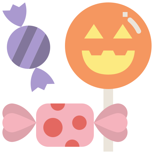 Coloriage effrayant d'Halloween ou des bonbons à imprimer