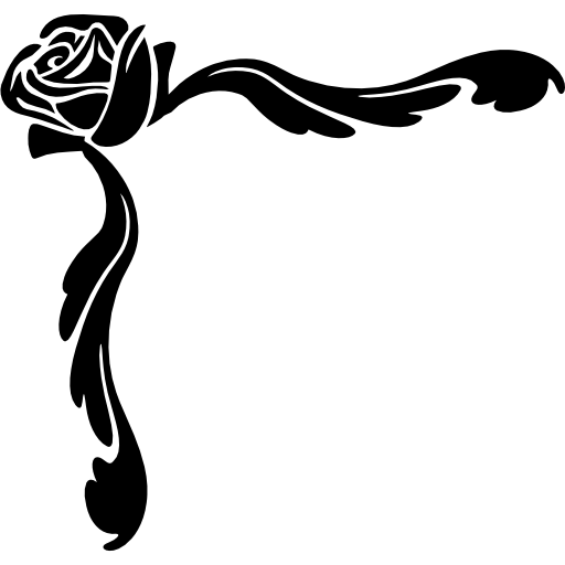 Coloriage floral rose à imprimer