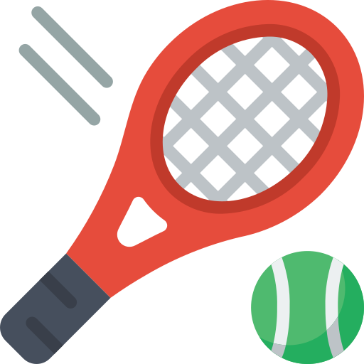 Coloriage sportif des sports de tennis à imprimer