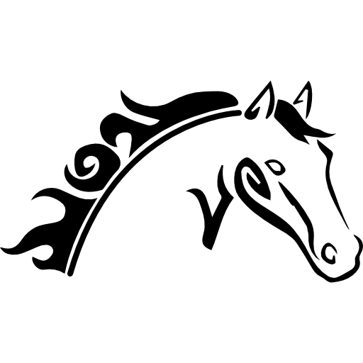 Coloriage croquis de cheval les chevaux cheval