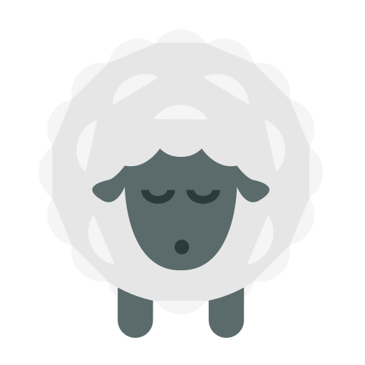 Coloriage de mouton à imprimer: la laine du mammifère des prés